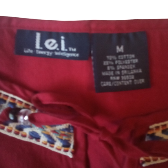 LEI boho crop top - M - Picture 3 of 5